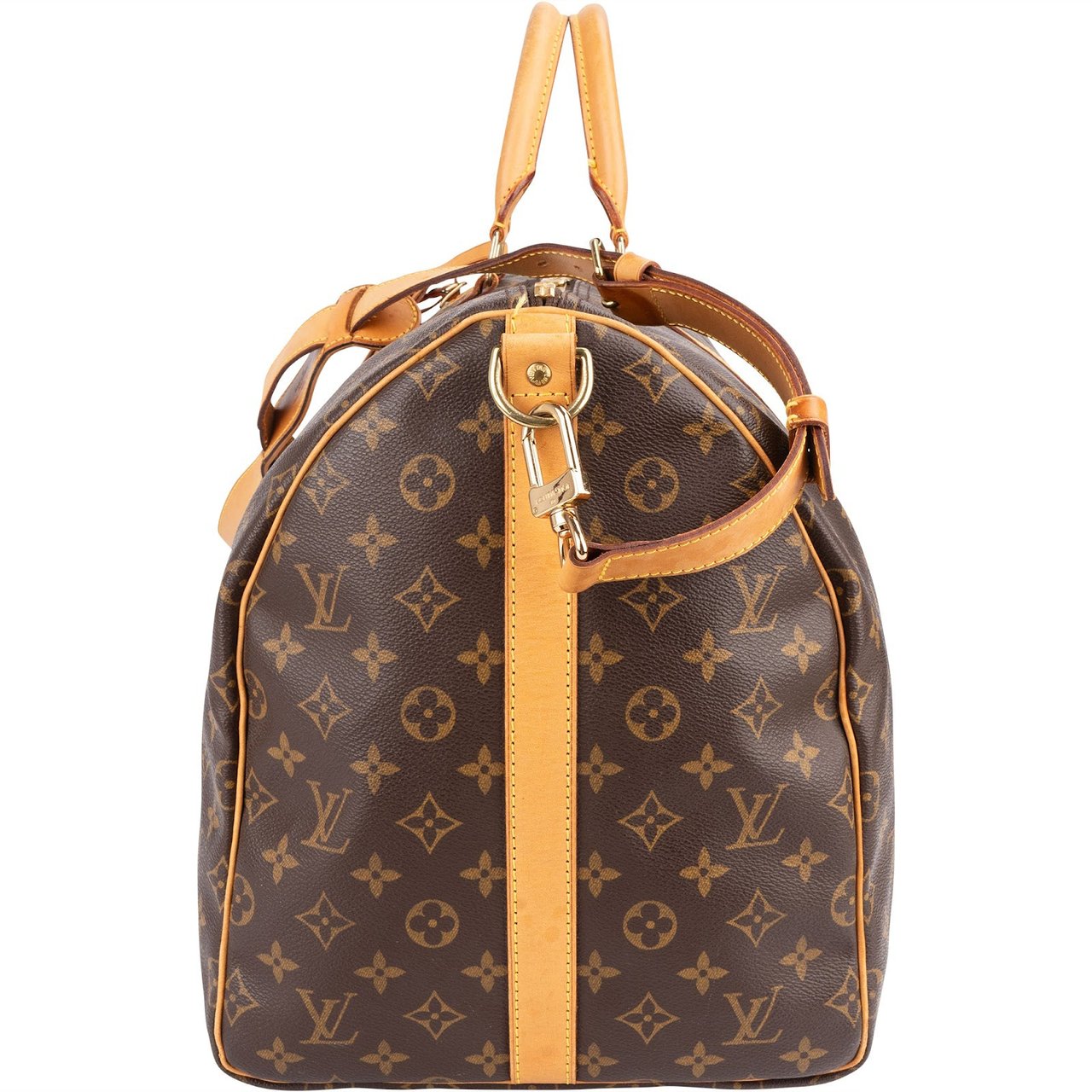 Louis Vuitton Louis Vuitton Monogram Canvas Keepall 55 Bandoulière Travel Bag Bruin