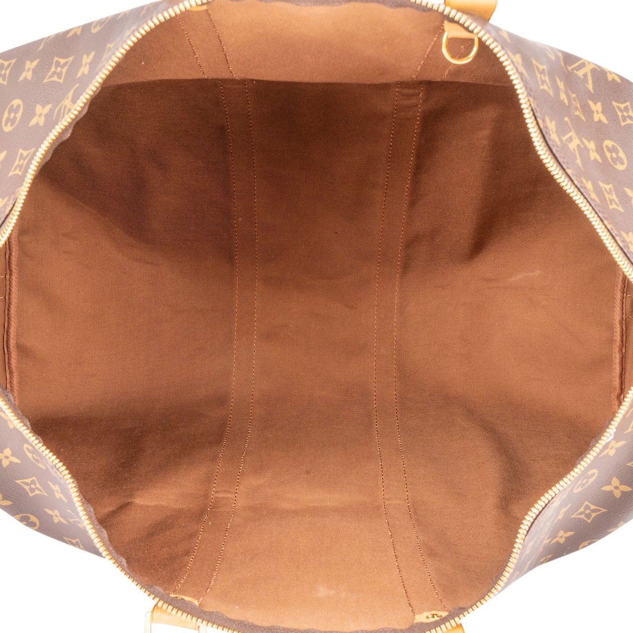 Louis Vuitton Louis Vuitton Monogram Canvas Keepall 55 Bandoulière Travel Bag Bruin