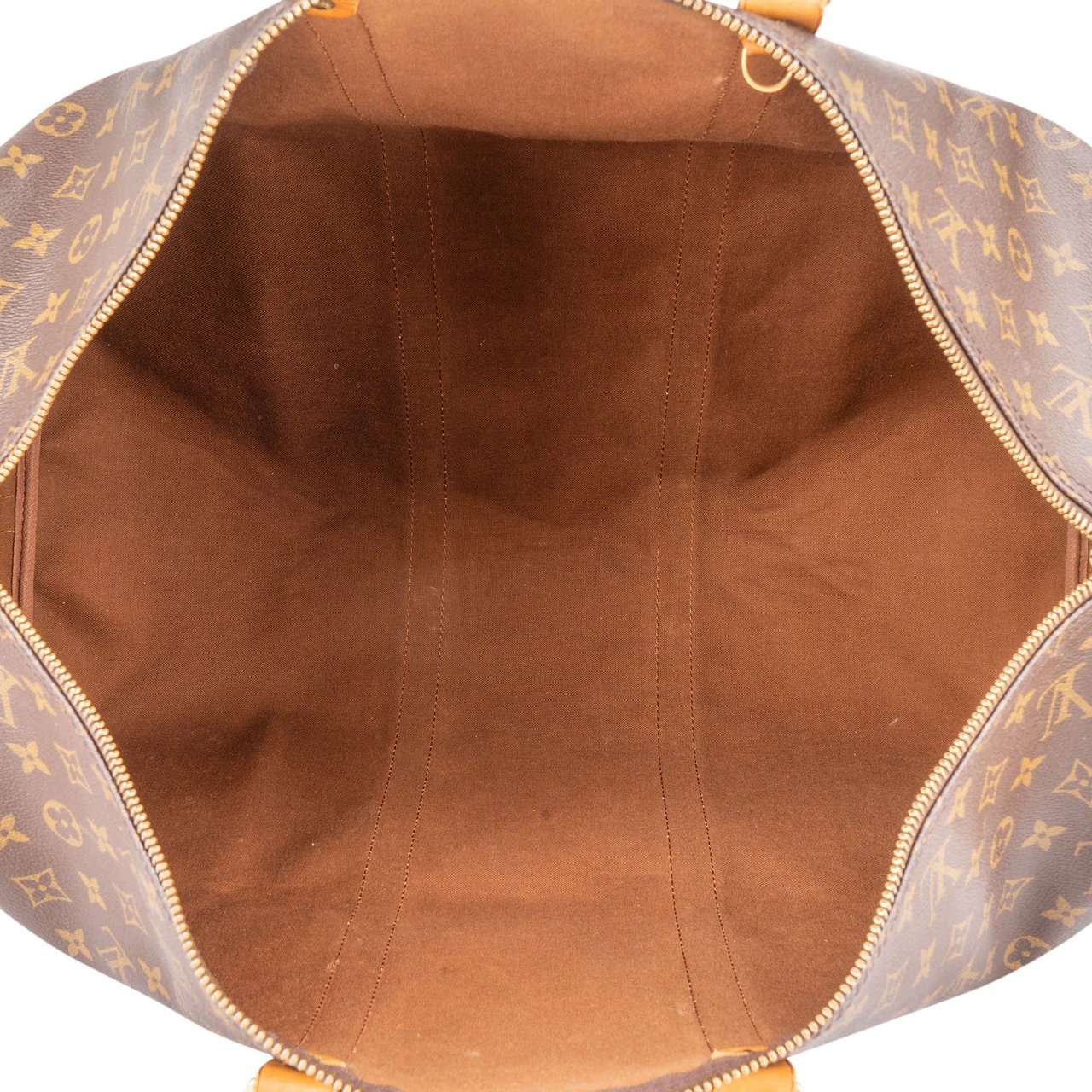 Louis Vuitton Louis Vuitton Monogram Canvas Keepall 55 Bandoulière Travel Bag Bruin