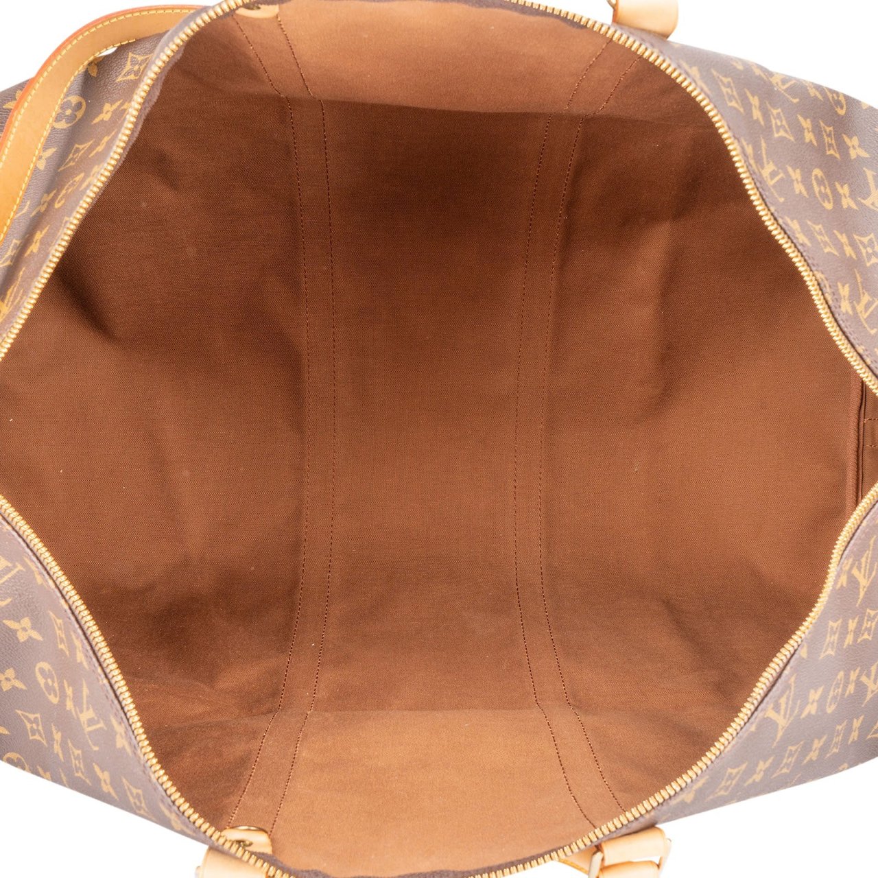 Louis Vuitton Louis Vuitton Monogram Canvas Keepall 60 Bandoulière Travel Bag Bruin