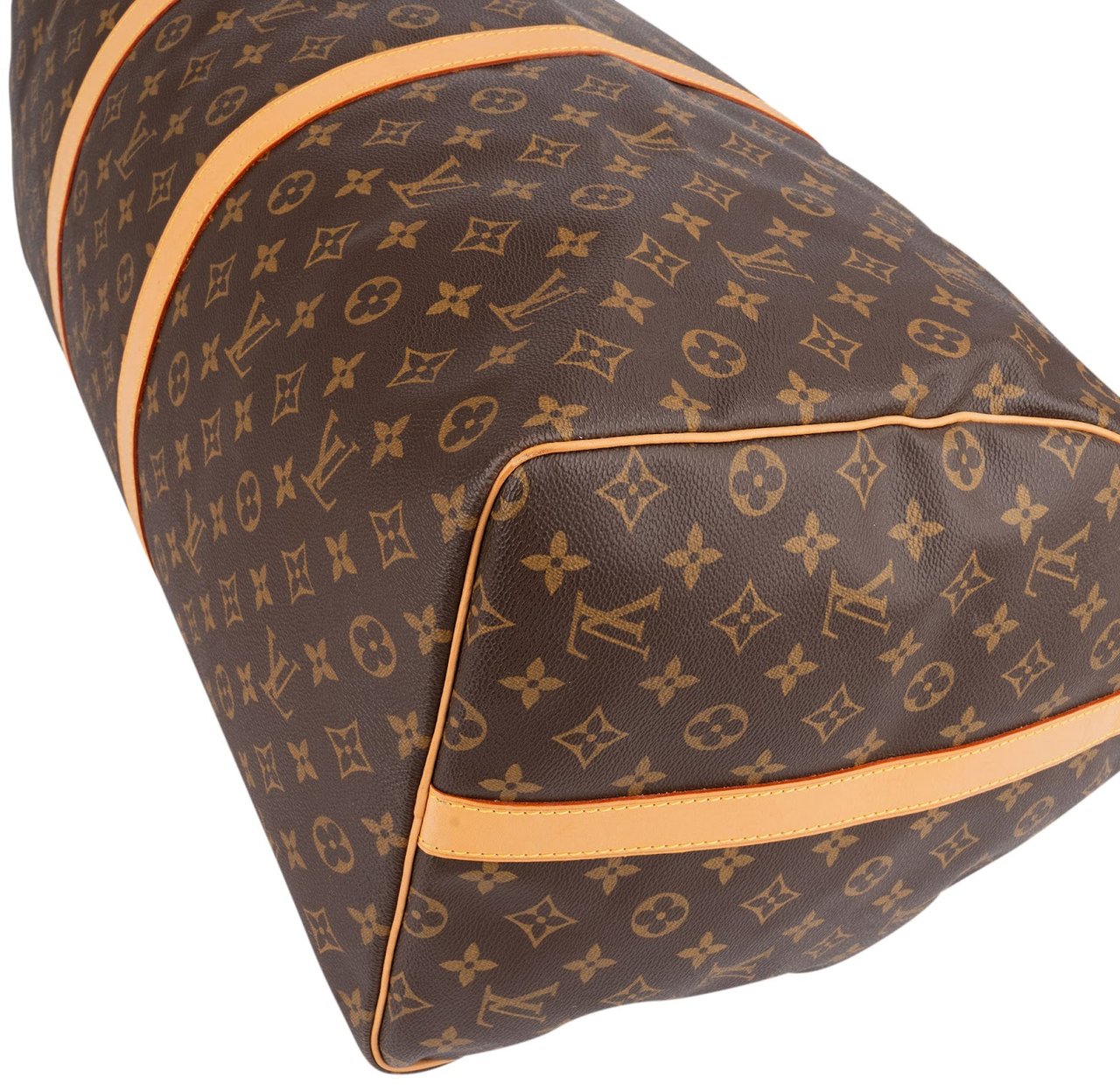Louis Vuitton Louis Vuitton Monogram Canvas Keepall 60 Bandoulière Travel Bag Bruin