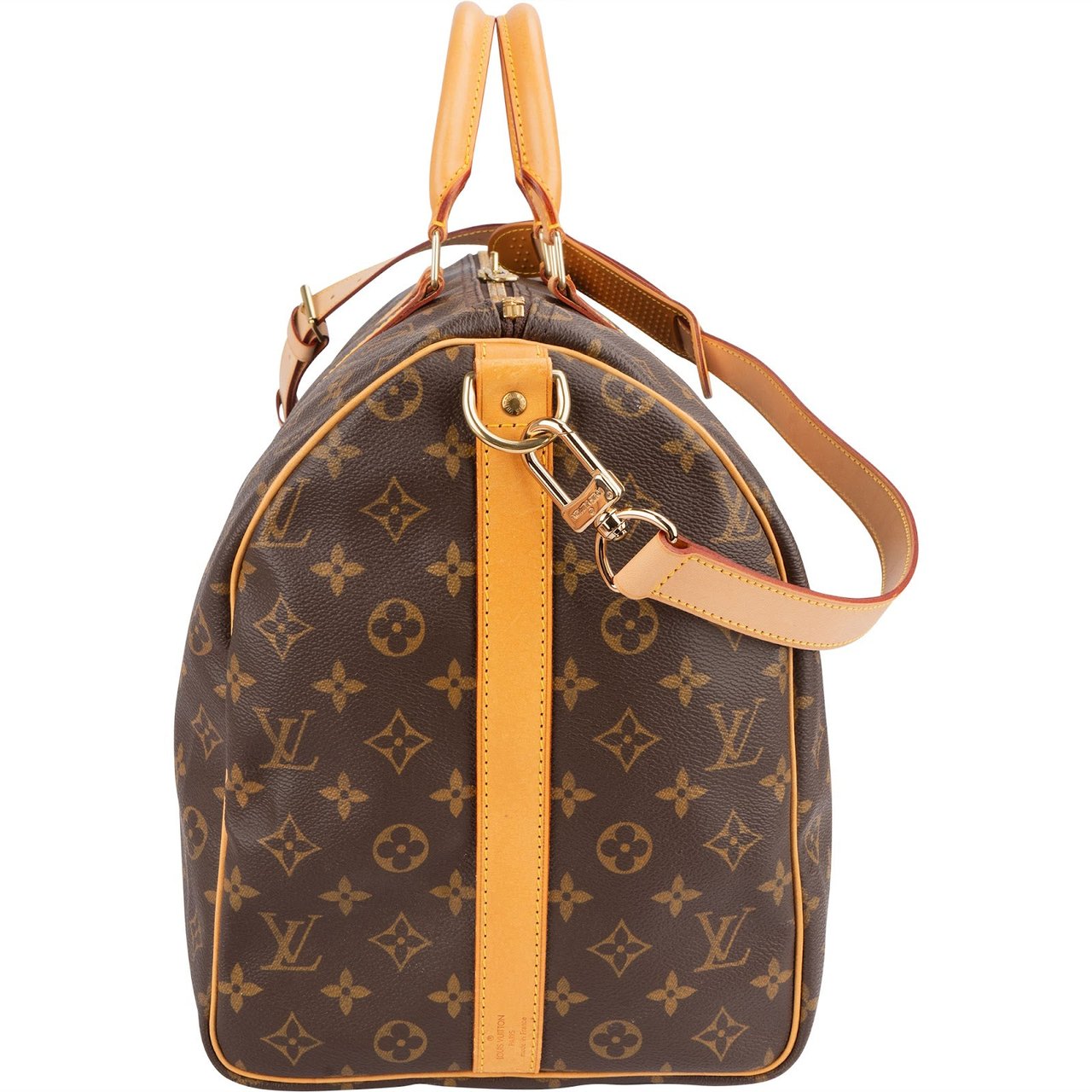 Louis Vuitton Louis Vuitton Monogram Canvas Keepall 50 Bandoulière Travel Bag Bruin