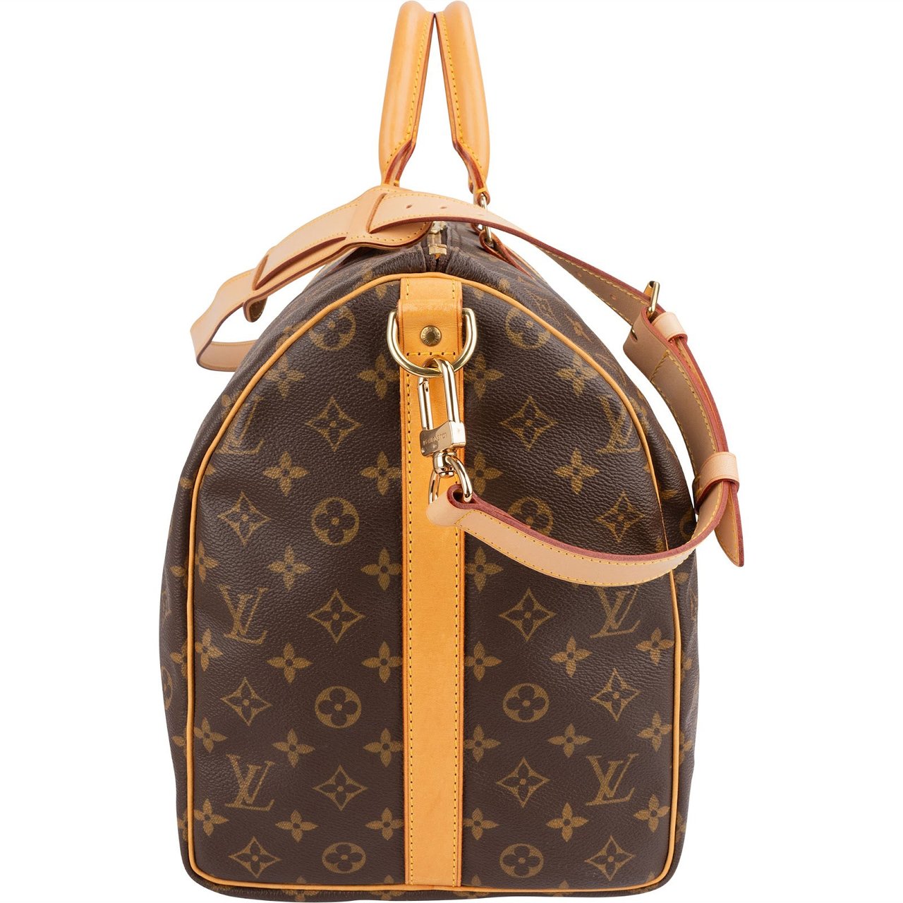 Louis Vuitton Louis Vuitton Monogram Canvas Keepall 50 Bandoulière Travel Bag Bruin
