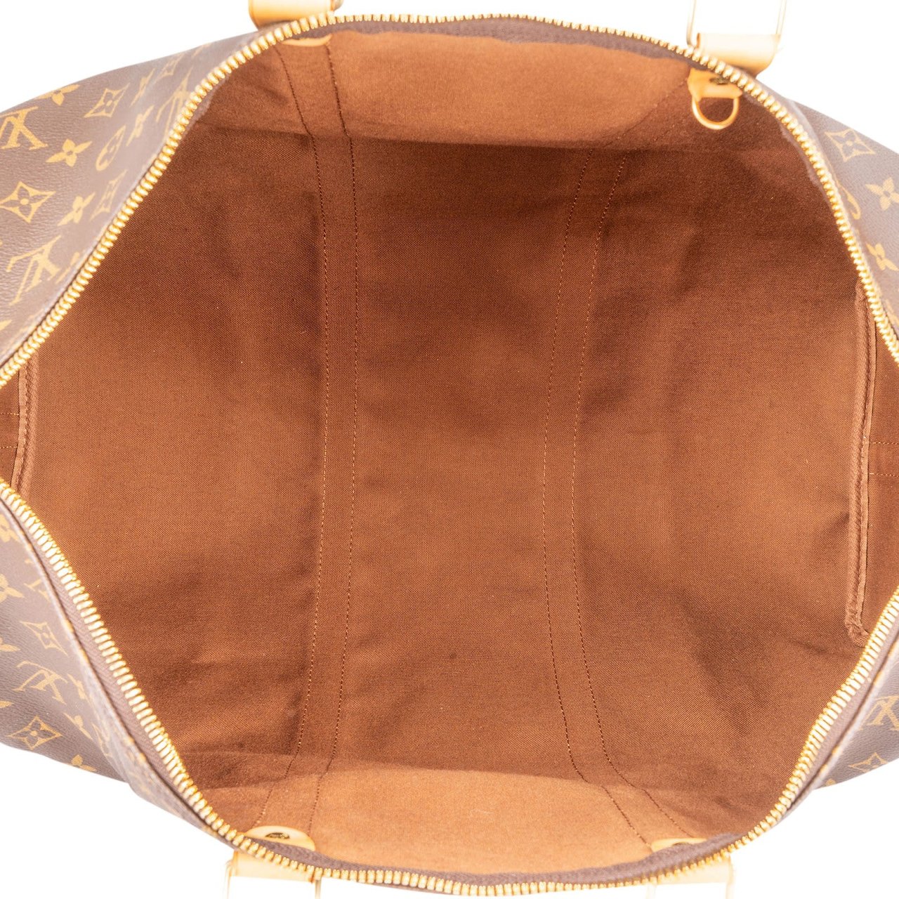 Louis Vuitton Louis Vuitton Monogram Canvas Keepall 50 Bandoulière Travel Bag Bruin