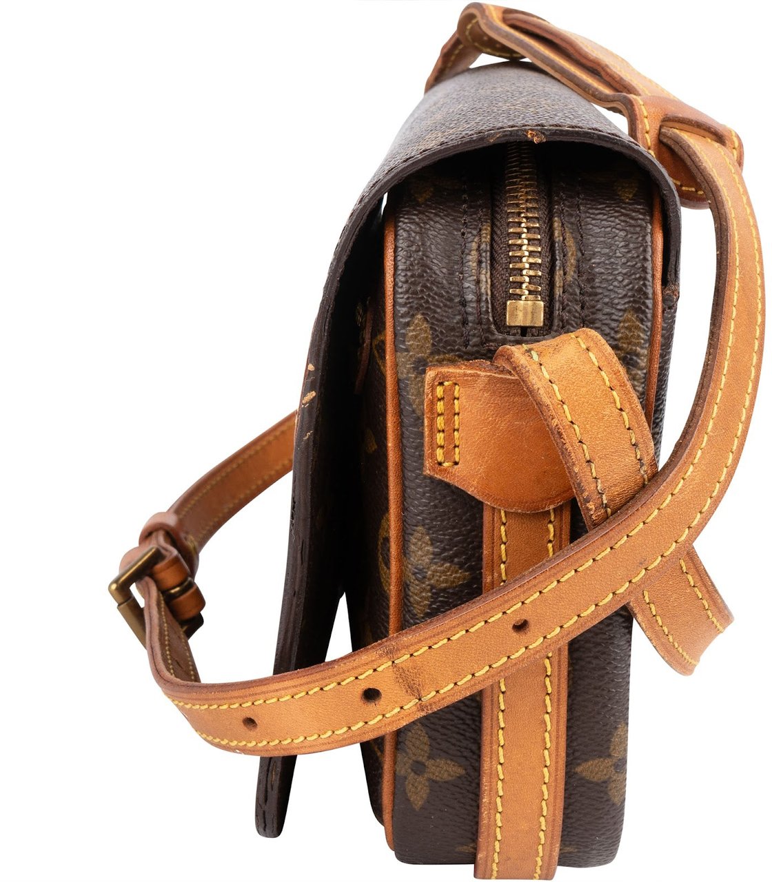 Louis Vuitton Louis Vuitton Monogram Canvas Saint Germain PM Crossbody Bag Bruin