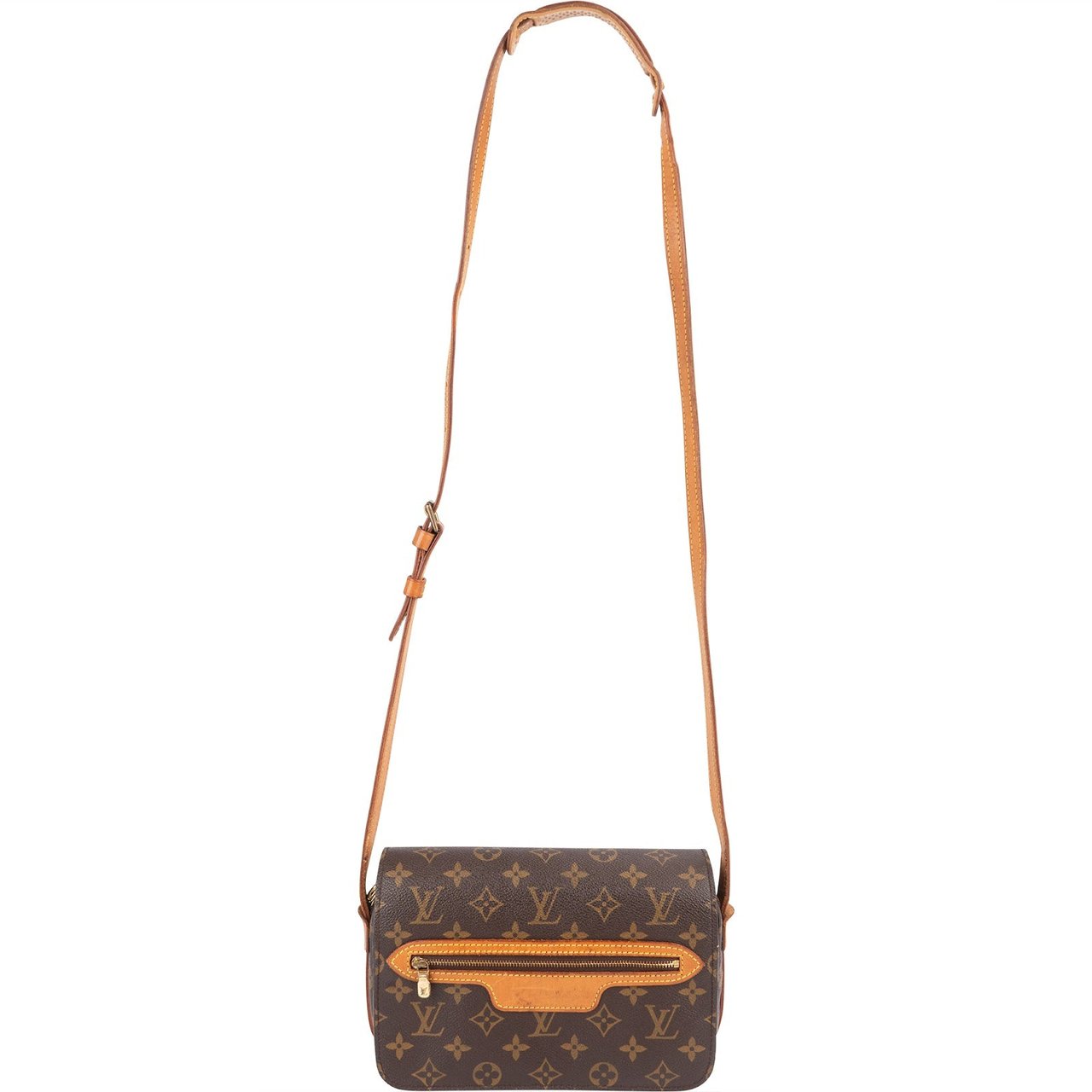 Louis Vuitton Louis Vuitton Monogram Canvas Saint Germain PM Crossbody Bag Bruin