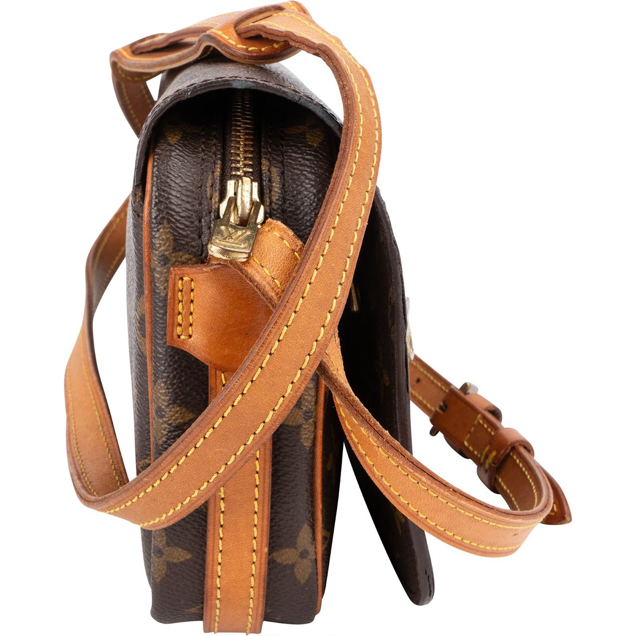 Louis Vuitton Louis Vuitton Monogram Canvas Saint Germain PM Crossbody Bag Bruin