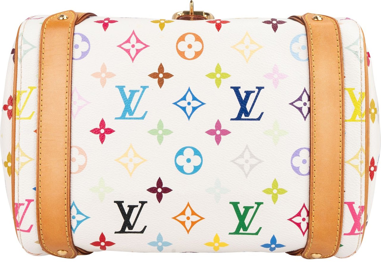 Louis Vuitton Louis Vuitton Monogram Murakami Multicolor Priscilla Handbag Wit