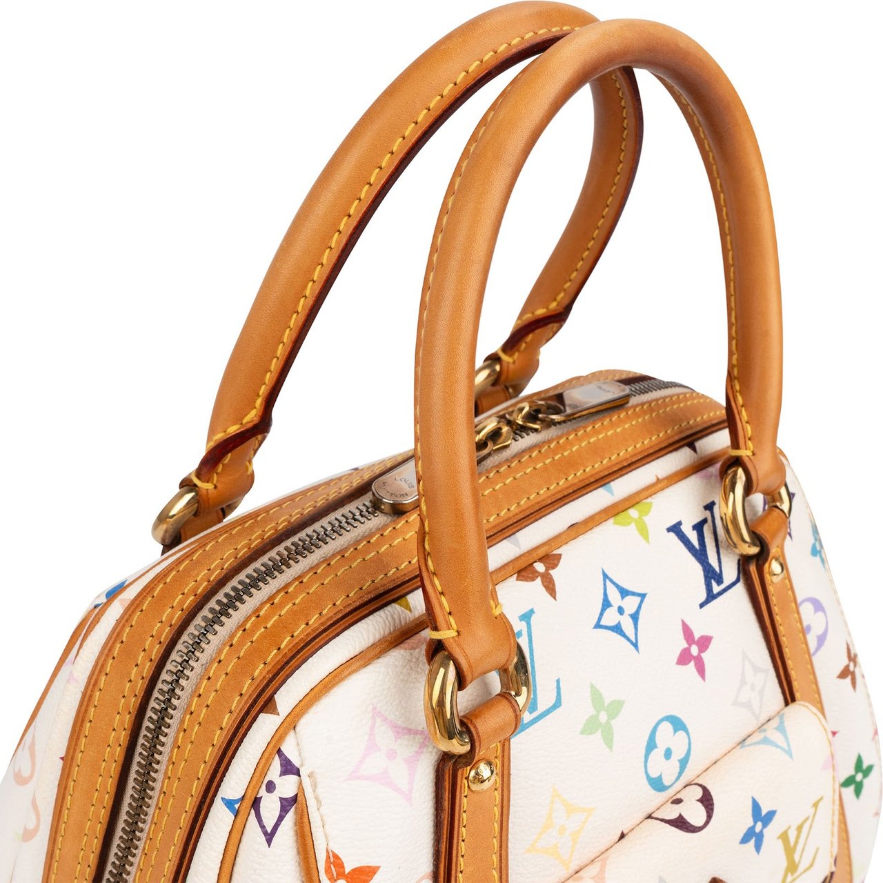 Louis Vuitton Louis Vuitton Monogram Murakami Multicolor Priscilla Handbag Wit