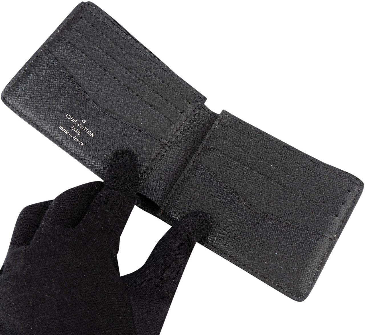 Louis Vuitton Louis Vuitton Canvas Monogram Eclipse Slender Wallet Zwart