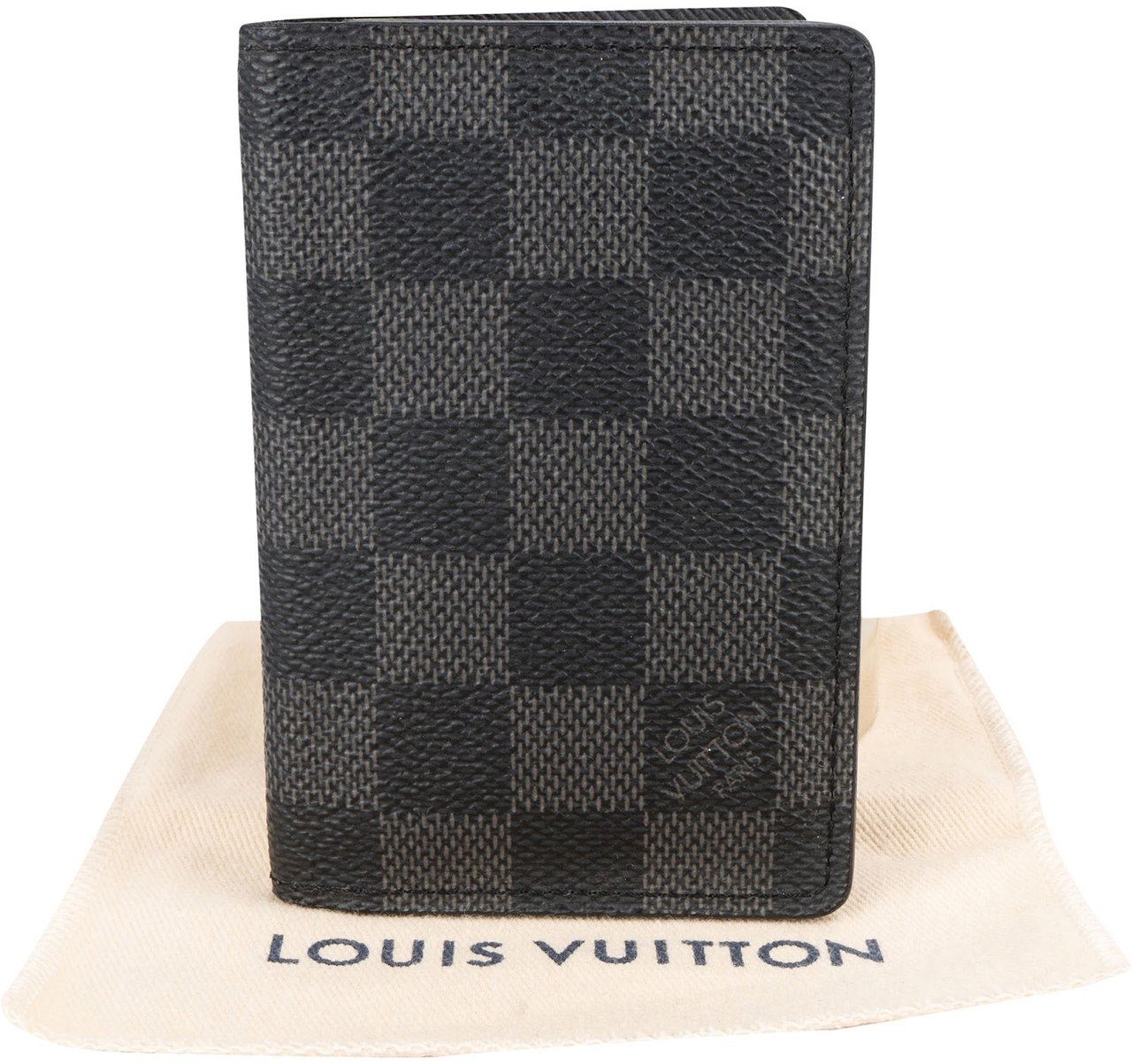 Louis Vuitton Monogram Damier Graphite Cardholder Zwart