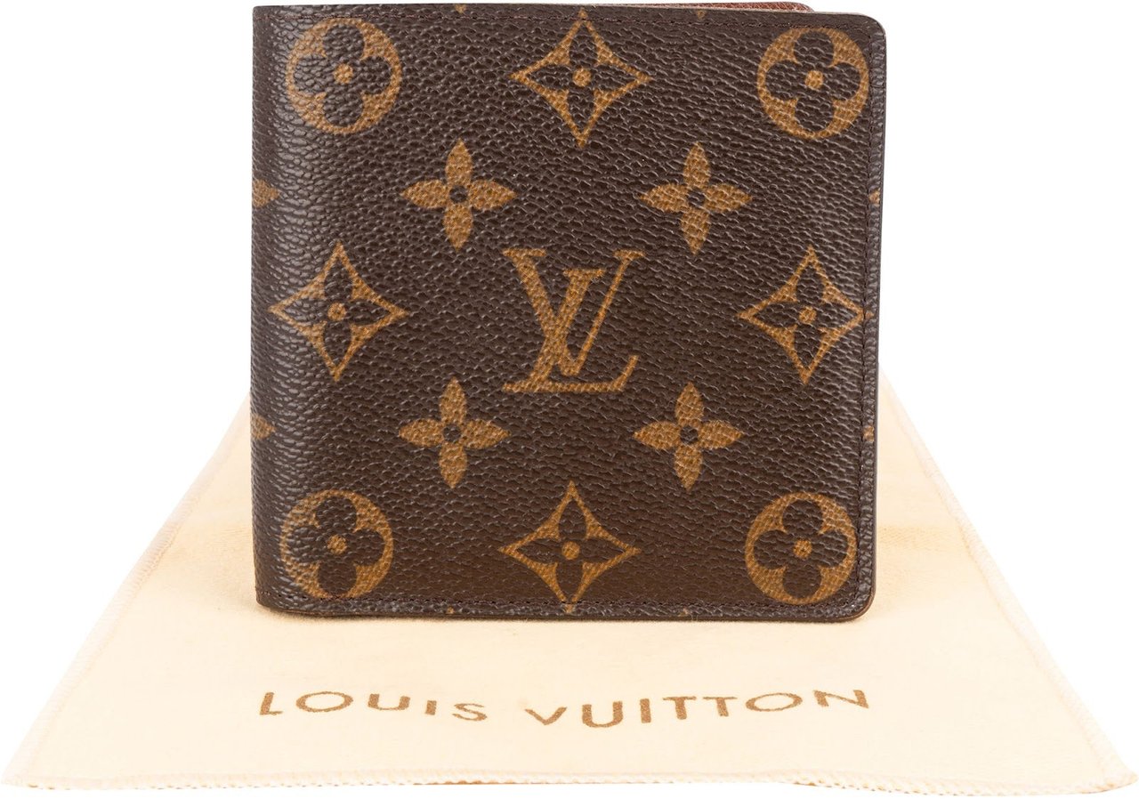 Louis Vuitton Monogram Canvas Marco Wallet Bruin