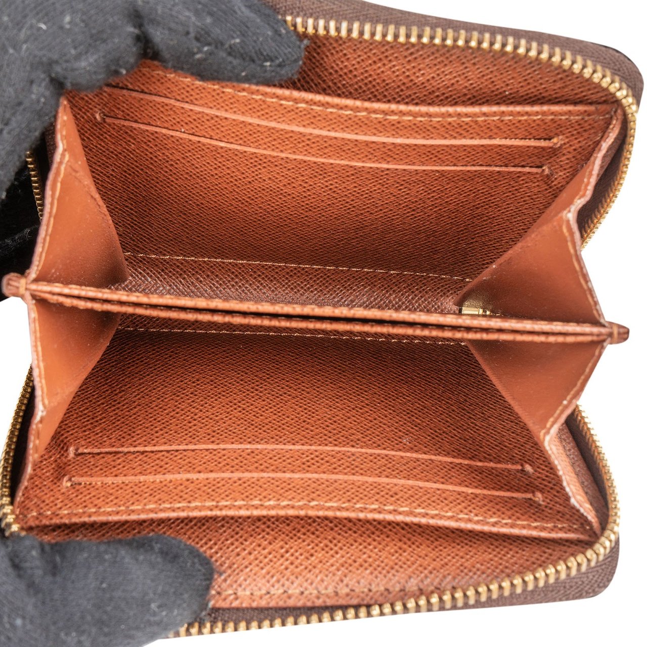 Louis Vuitton Louis Vuitton Monogram Canvas Zippy Coin Purse Wallet Bruin