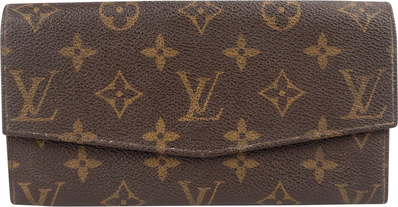 Louis Vuitton Louis Vuitton Monogram Canvas Sarah Wallet Bruin
