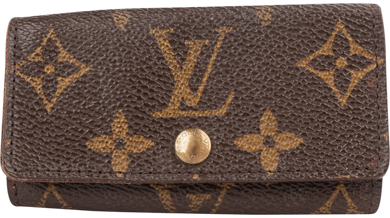 Louis Vuitton Louis Vuitton Monogram Canvas Key Holder Bruin