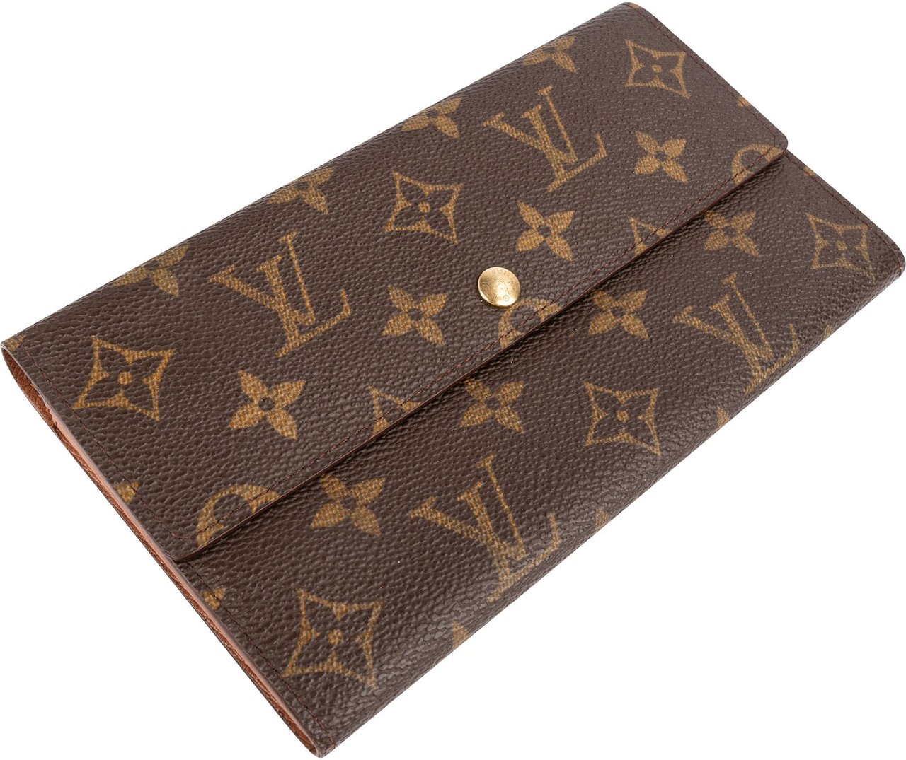Louis Vuitton Louis Vuitton Monogram Canvas Sarah Wallet Bruin
