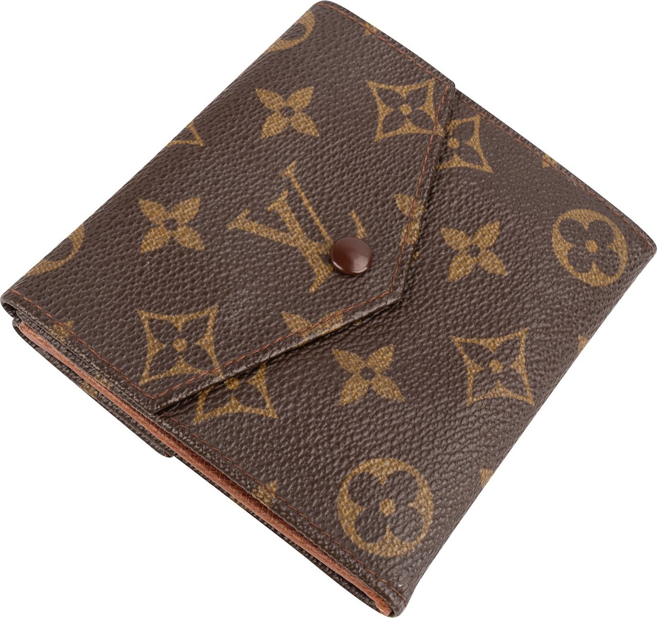 Louis Vuitton Louis Vuitton Monogram Canvas Elise Wallet Bruin
