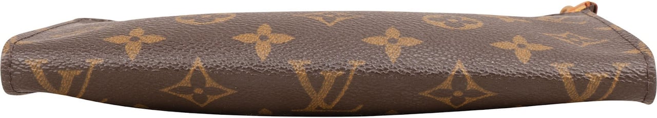 Louis Vuitton Monogram Canvas Bucket Pochette Accessoires Shoulder Bag Bruin