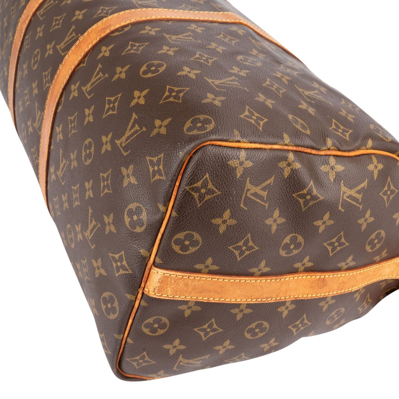 Louis Vuitton Louis Vuitton Monogram Canvas Keepall 50 Bandoulière Travel Bag Bruin