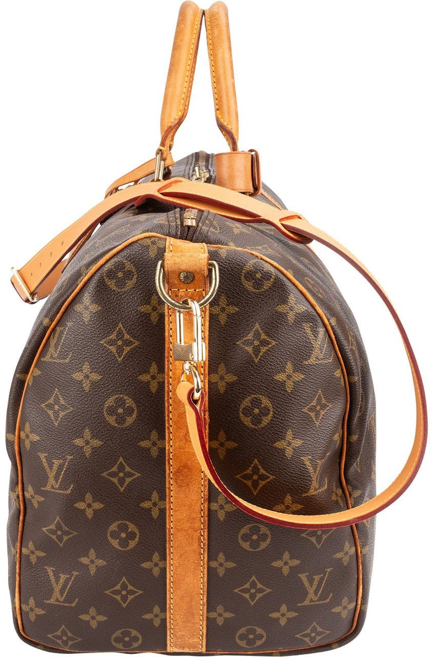 Louis Vuitton Louis Vuitton Monogram Canvas Keepall 50 Bandoulière Travel Bag Bruin