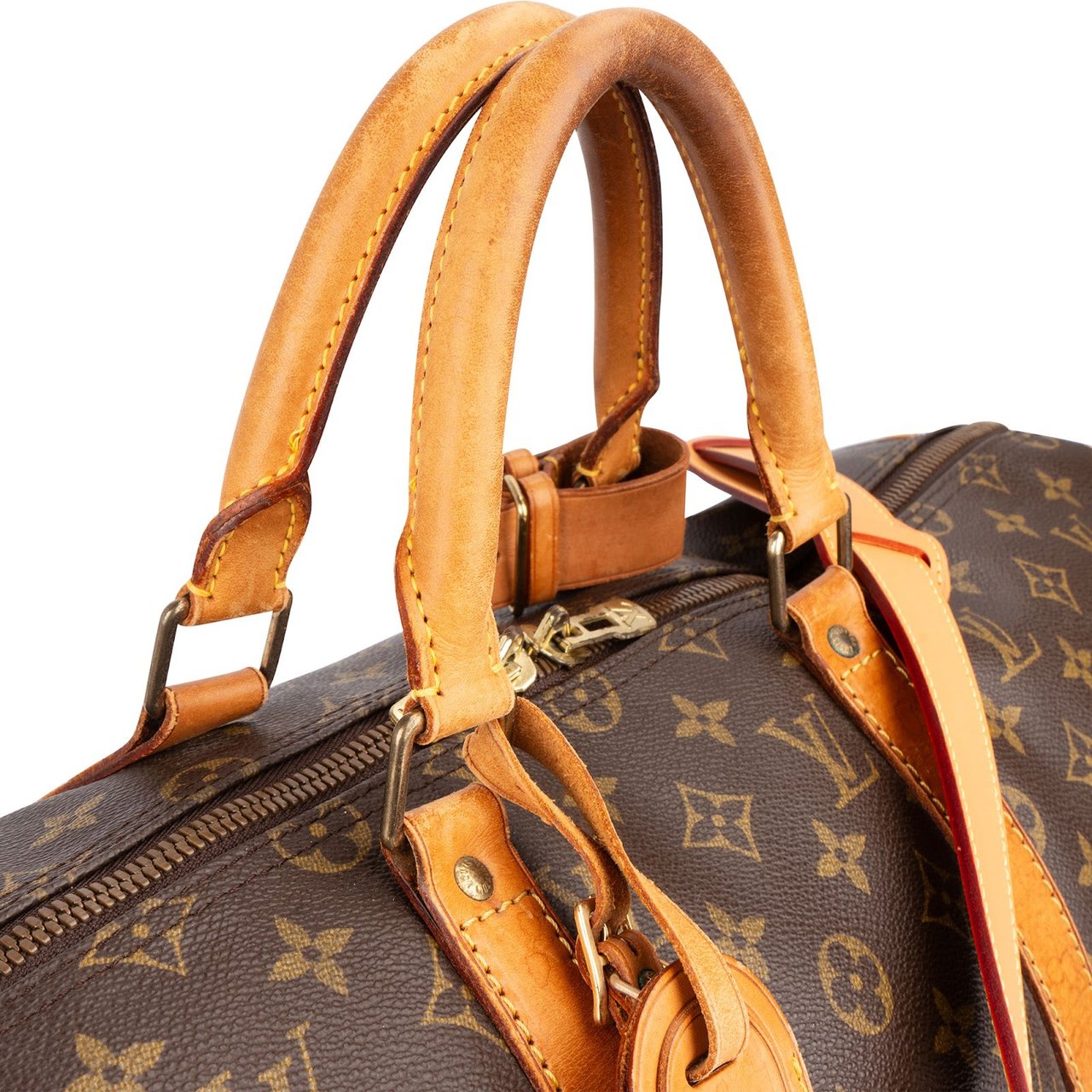 Louis Vuitton Louis Vuitton Monogram Canvas Keepall 50 Bandoulière Travel Bag Bruin