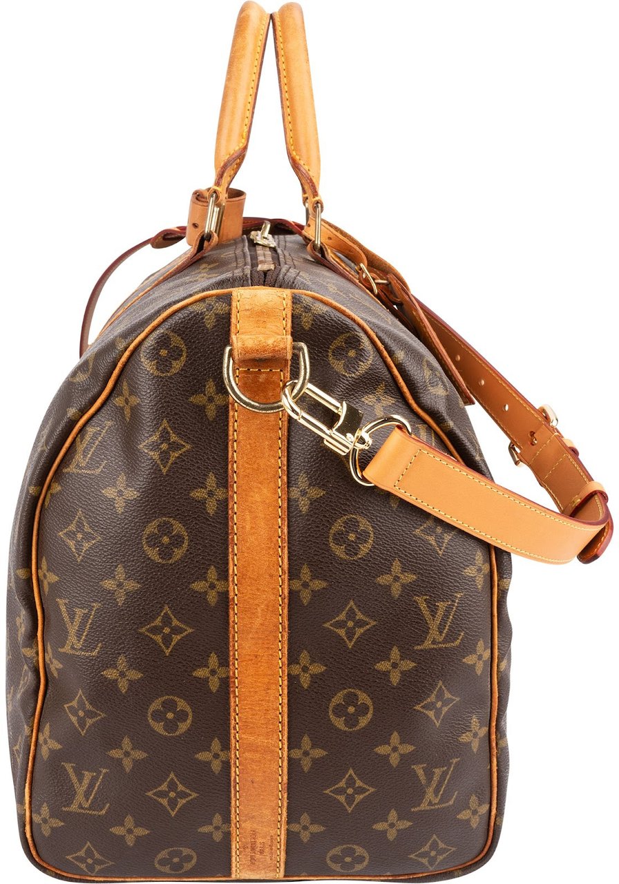 Louis Vuitton Louis Vuitton Monogram Canvas Keepall 50 Bandoulière Travel Bag Bruin