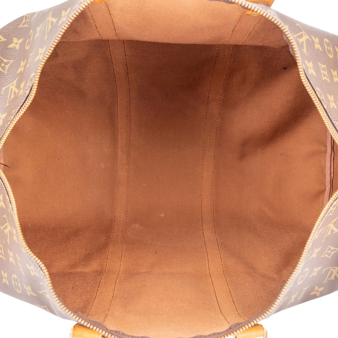 Louis Vuitton Louis Vuitton Monogram Canvas Keepall 50 Bandoulière Travel Bag Bruin