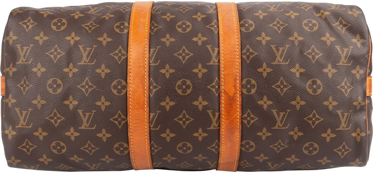 Louis Vuitton Louis Vuitton Monogram Canvas Keepall 45 Bandoulière Travel Bag Bruin