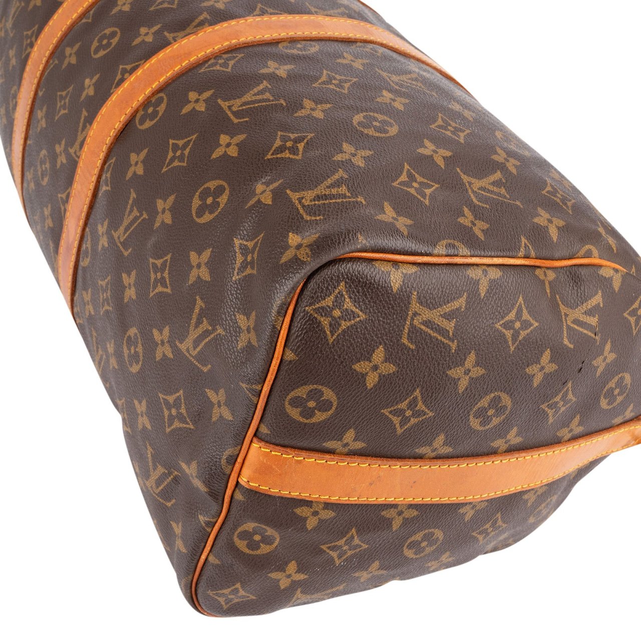 Louis Vuitton Louis Vuitton Monogram Canvas Keepall 45 Bandoulière Travel Bag Bruin