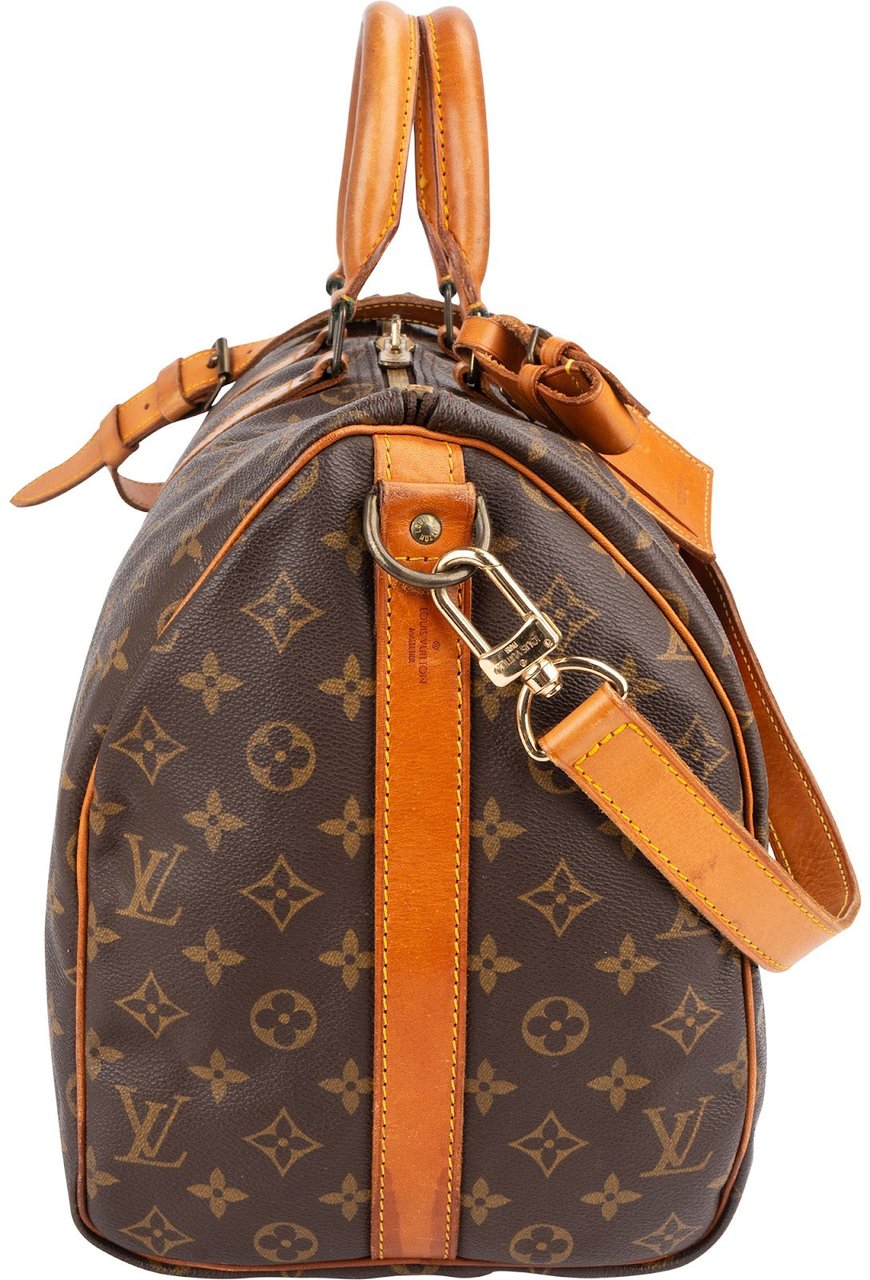 Louis Vuitton Louis Vuitton Monogram Canvas Keepall 45 Bandoulière Travel Bag Bruin