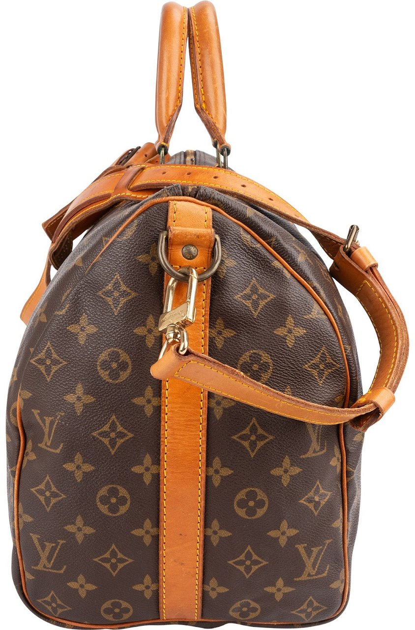 Louis Vuitton Louis Vuitton Monogram Canvas Keepall 45 Bandoulière Travel Bag Bruin
