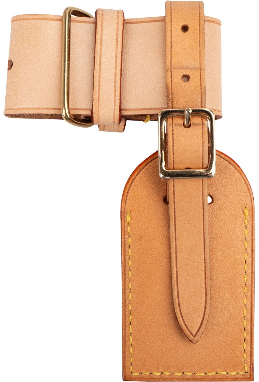 Louis Vuitton Vachetta Leather Luggage Tag Set Divers