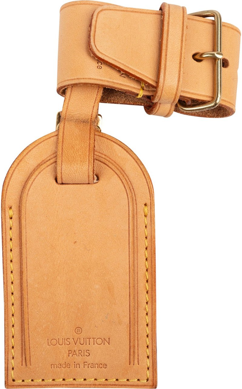 Louis Vuitton Vachetta Leather Luggage Tag Set Divers