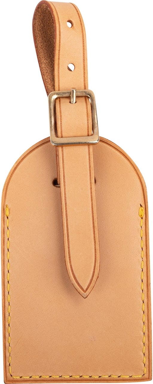 Louis Vuitton Vachetta Leather Luggage Tag (KE) Bruin