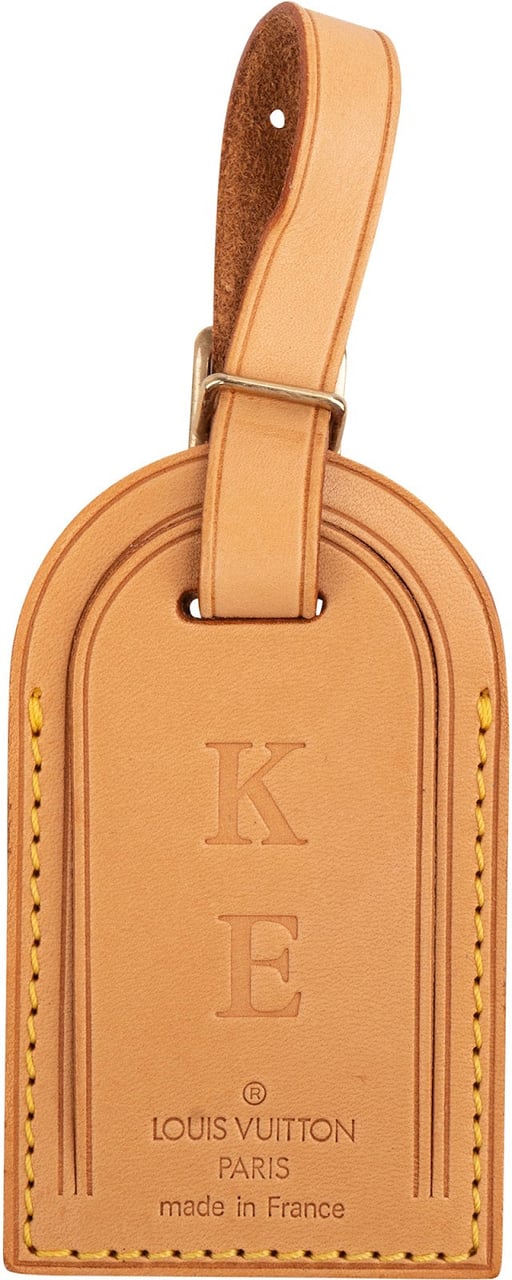 Louis Vuitton Vachetta Leather Luggage Tag (KE) Bruin