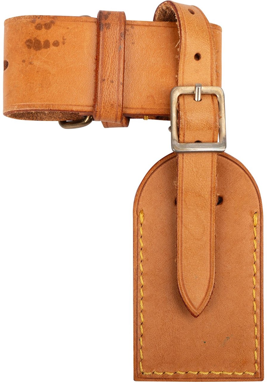 Louis Vuitton Vachetta Leather Luggage Tag Set Bruin