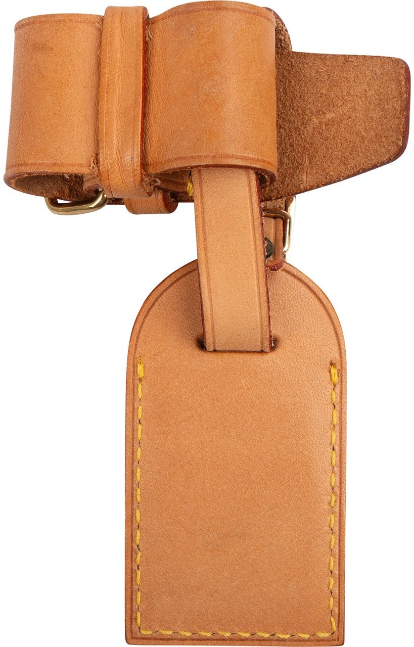 Louis Vuitton Vachetta Leather Luggage Tag Set Bruin