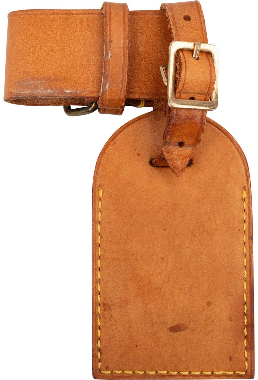 Louis Vuitton Vachetta Leather Luggage Tag Set Bruin