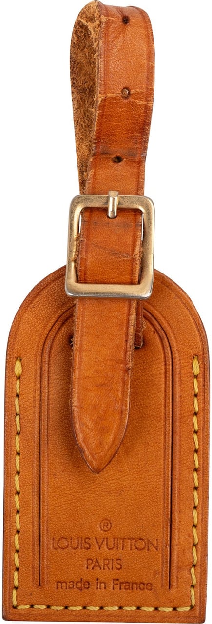Louis Vuitton Vachetta Leather Luggage Tag (A.M) Bruin