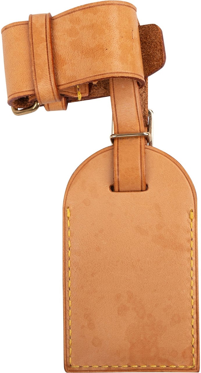 Louis Vuitton Vachetta Leather Luggage Tag Set Bruin