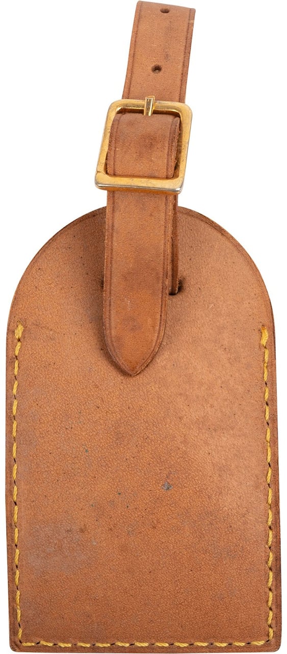 Louis Vuitton Vachetta Leather Luggage Tag Bruin