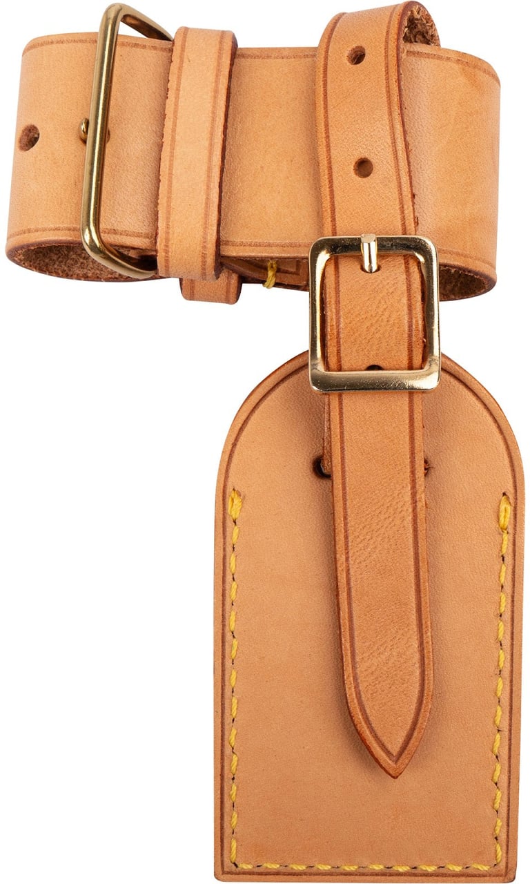 Louis Vuitton Vachetta Leather Luggage Tag Set Divers
