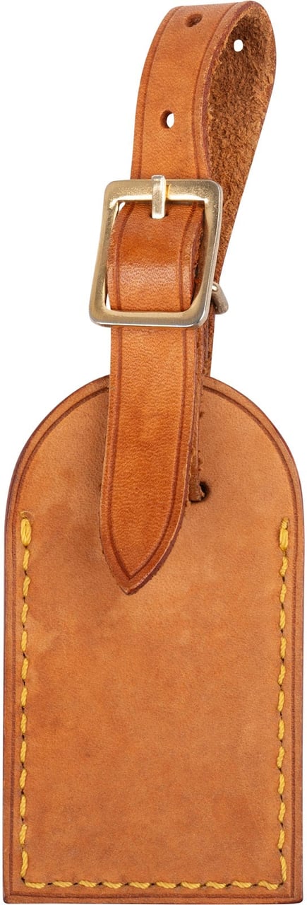 Louis Vuitton Vachetta Leather Luggage Tag Bruin