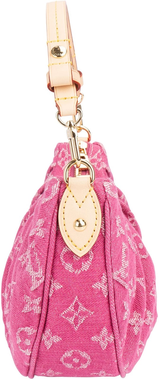Louis Vuitton Louis Vuitton Monogram Denim Pochette Valley Shoulder Bag Roze
