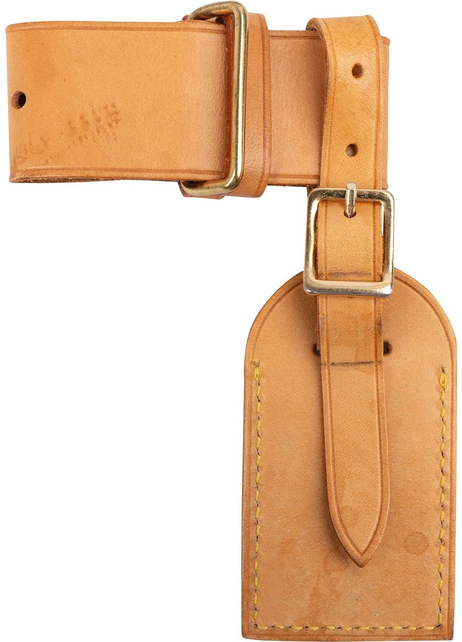 Louis Vuitton Vachetta Leather Luggage Tag Set Bruin