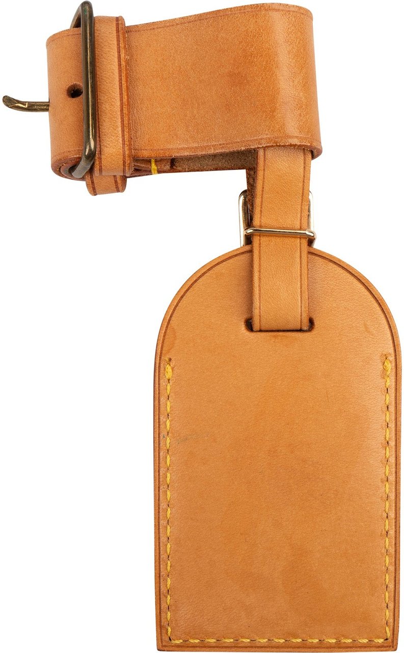 Louis Vuitton Vachetta Leather Luggage Tag Set Bruin