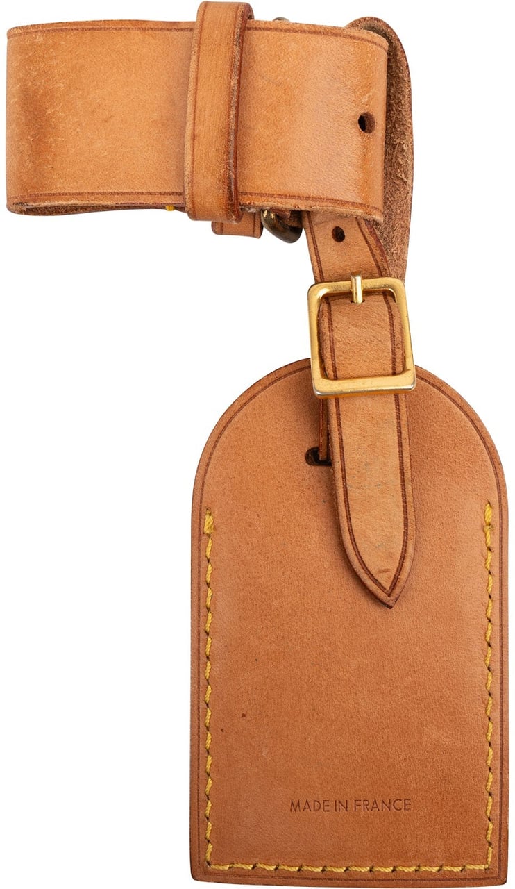 Louis Vuitton Vachetta Leather Luggage Tag Set Bruin