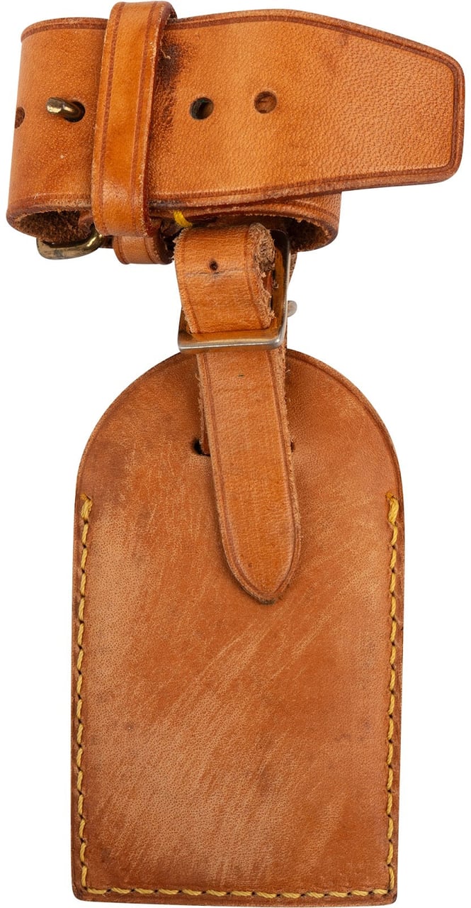 Louis Vuitton Vachetta Leather Luggage Tag Set Bruin