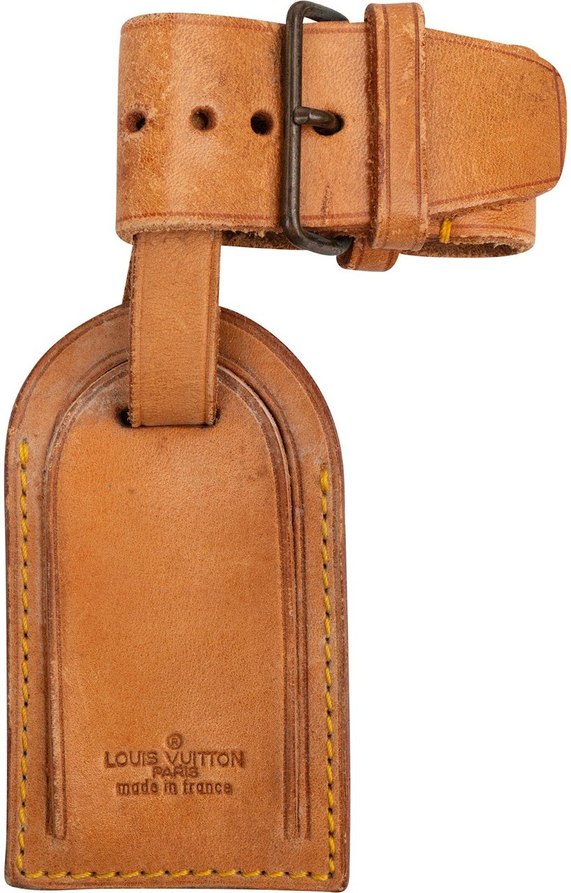 Louis Vuitton Vachetta Leather Luggage Tag Set Bruin