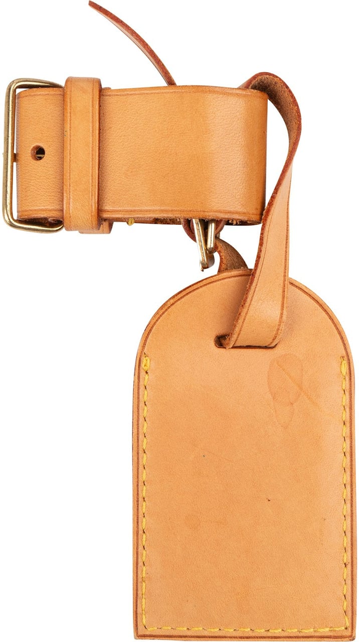 Louis Vuitton Vachetta Leather Luggage Tag Set Bruin